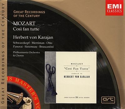 Elisabeth Schwarzkopf, Philharmonia Orchestra London - Herbert Von Karajan: Wolfgang Amadeus Mozart - Cosi Fan Tutte [3 CDs]