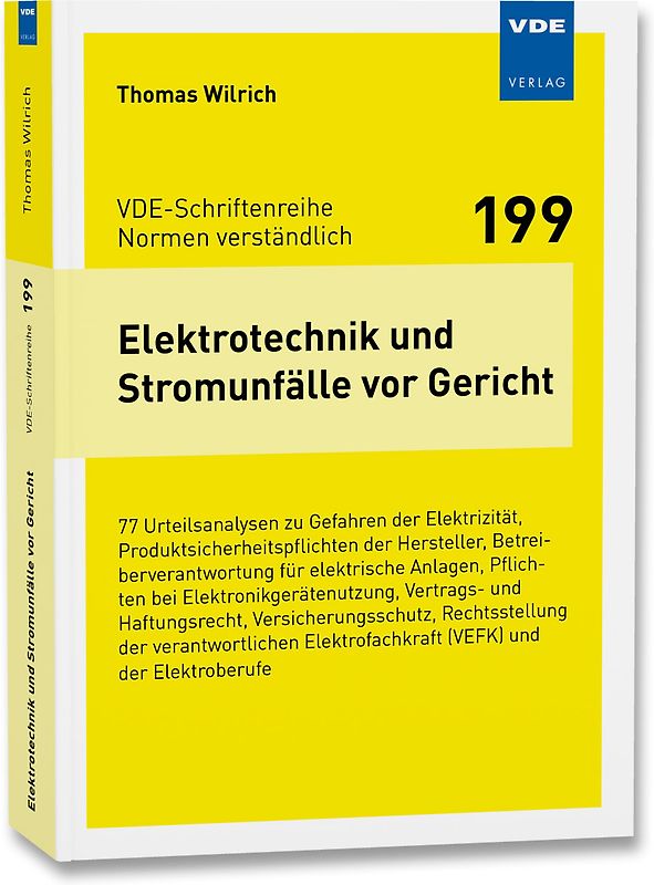 Elektrotechnik und Stromunfälle vor Gericht