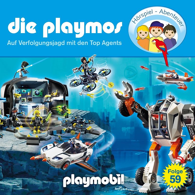 Playmos,Die - (59)Auf Verfolgungsjagd Mit Den Top Agents [Audio CD]
