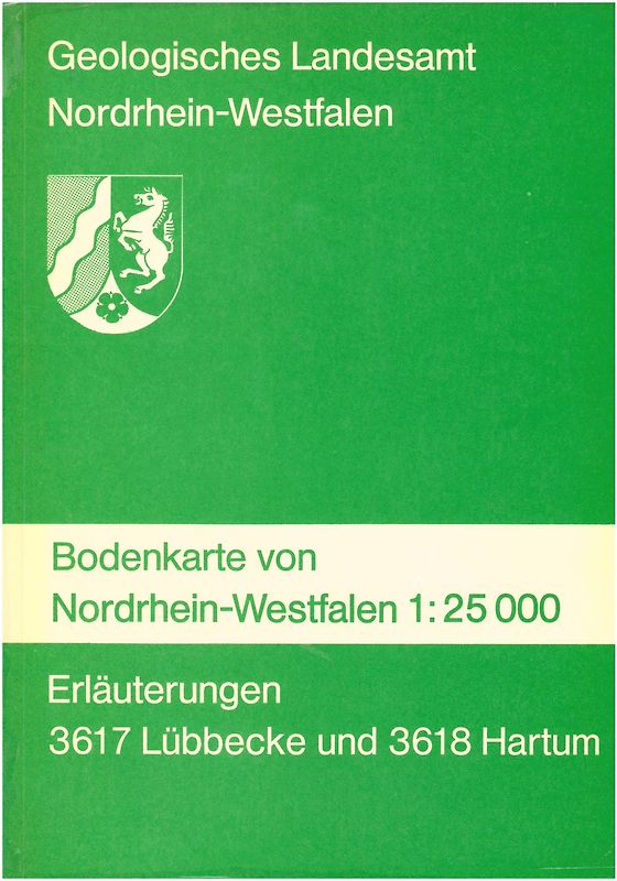 Bodenkarten von Nordrhein-Westfalen 1:25000 / Lübbecke und Hartum