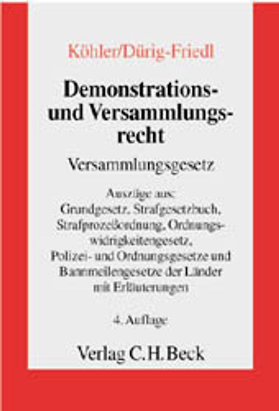 Demonstrations- und Versammlungsrecht