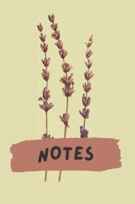 Notes : Aesthetic Dried Pressed Flower Notebook Journal: pressed floral notebook