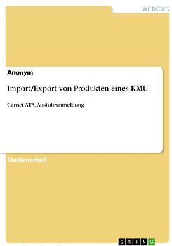 Import/Export von Produkten eines KMU