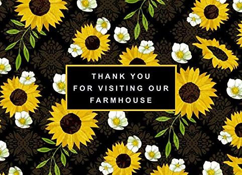 Thank You For Visiting Our Farmhouse: A Guestbook To Help You Collecting The Wonderful Feelings From Your Guest