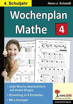 Wochenplan Mathe / Klasse 4