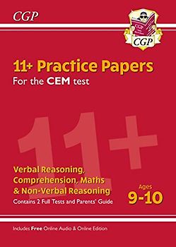 11+ CEM Practice Papers - Ages 9-10 (with Parents' Guide & Online Edition) (CGP CEM 11+ Ages 9-10)