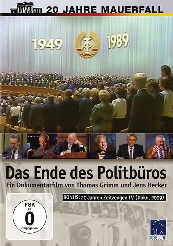 Das Ende des Politbüros - 20 Jahre Mauerfall DVD