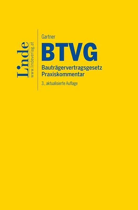 BTVG Bauträgervertragsgesetz