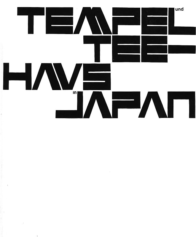 Tempel und Teehaus in Japan