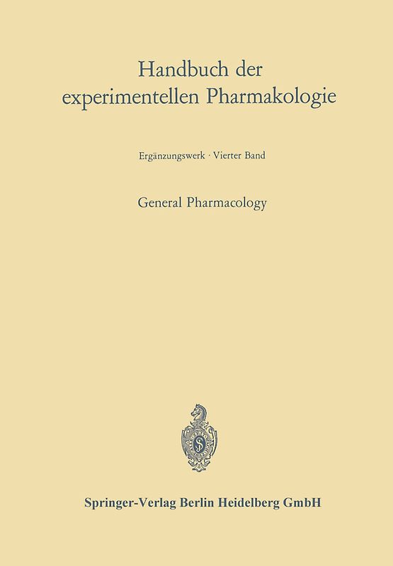 General Pharmacology