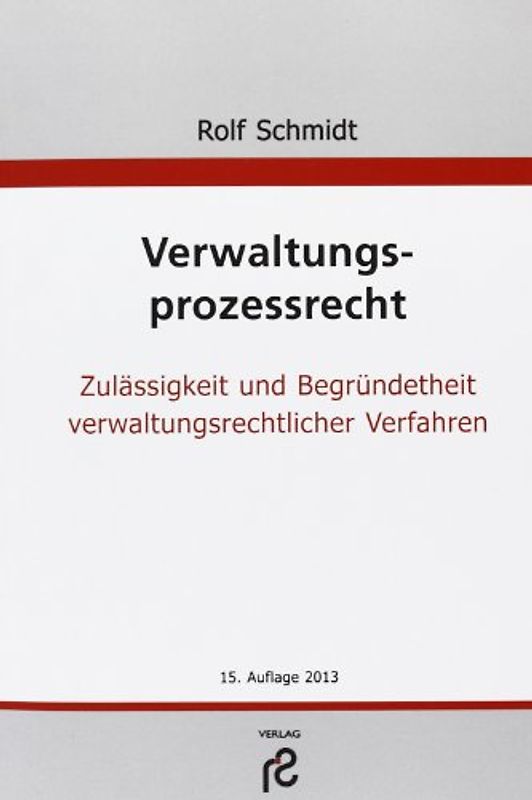 Verwaltungsprozessrecht