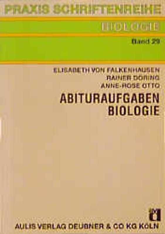 Abituraufgaben Biologie