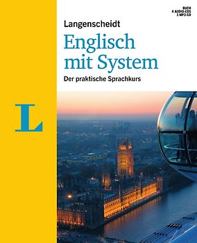 Langenscheidt Englisch mit System - Set mit Buch, 4 Audio-CDs und 1 MP3-CD