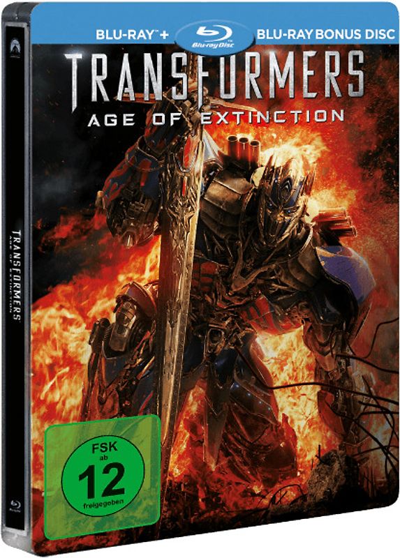 Transformers 4: Ära des Untergangs [Steelbook inkl. Blu-ray Bonus Disc] Blu-ray Disc