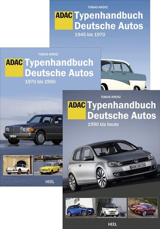 ADAC: Typenhandbuch Deutsche Autos (3 Bände)