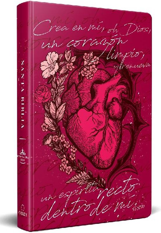 Biblia Reina Valera 1960 Letra Grande, Tapa Dura, Tamaño Manual Corazón (Rosada) / Spanish Bible Rvr 1960. Handy Size, Large Print, Hardcover, Pink