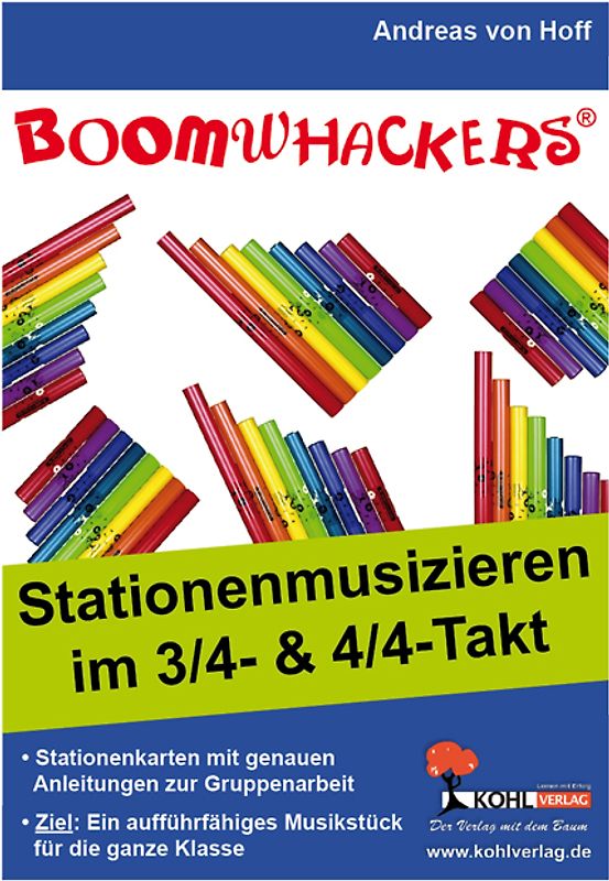Stationenmusizieren mit Boomwhackers. Im 3/4- & 4/4-Takt