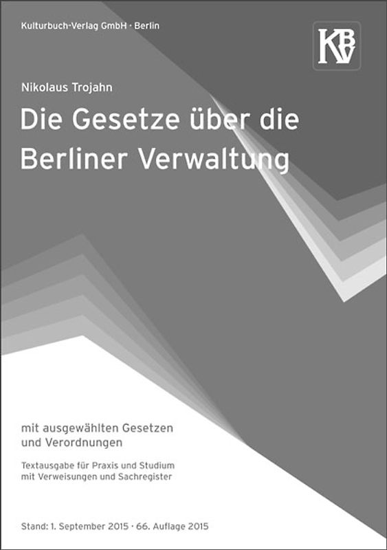 Die Gesetze über die Berliner Verwaltung