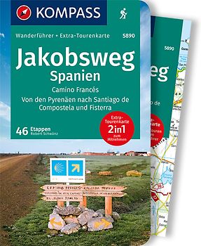 KOMPASS Wanderführer Jakobsweg Spanien, 60 Touren