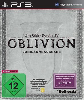 The Elder Scrolls IV: Oblivion [Jubiläumsausgabe inkl. allen AddOns, Karte und Bonus DVD] PlayStation 3