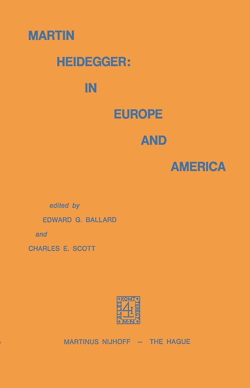 Martin Heidegger: In Europe and America