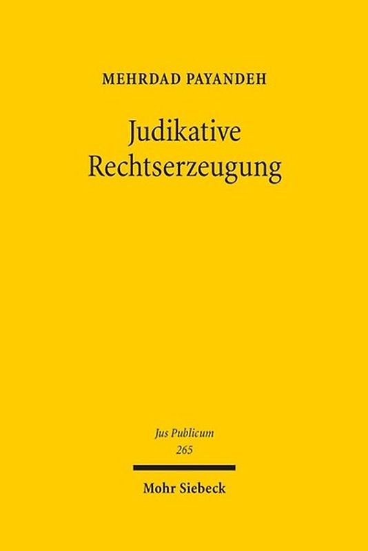 Judikative Rechtserzeugung