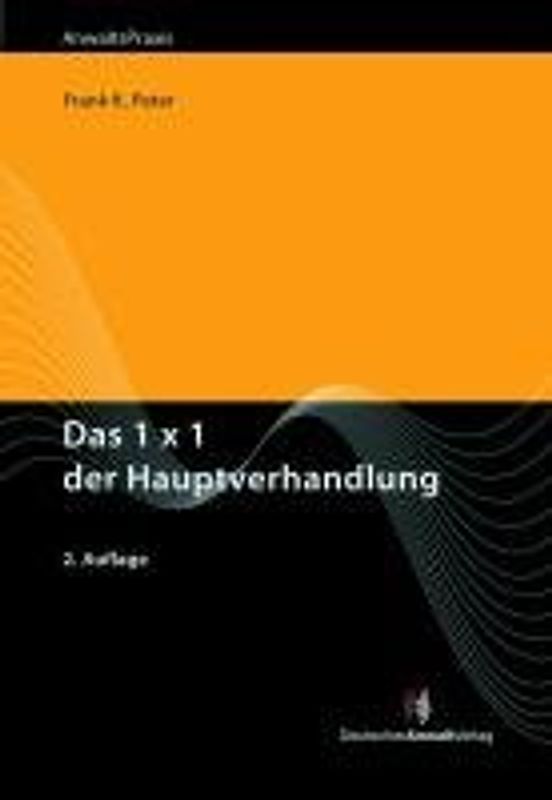 Das 1 x 1 der Hauptverhandlung
