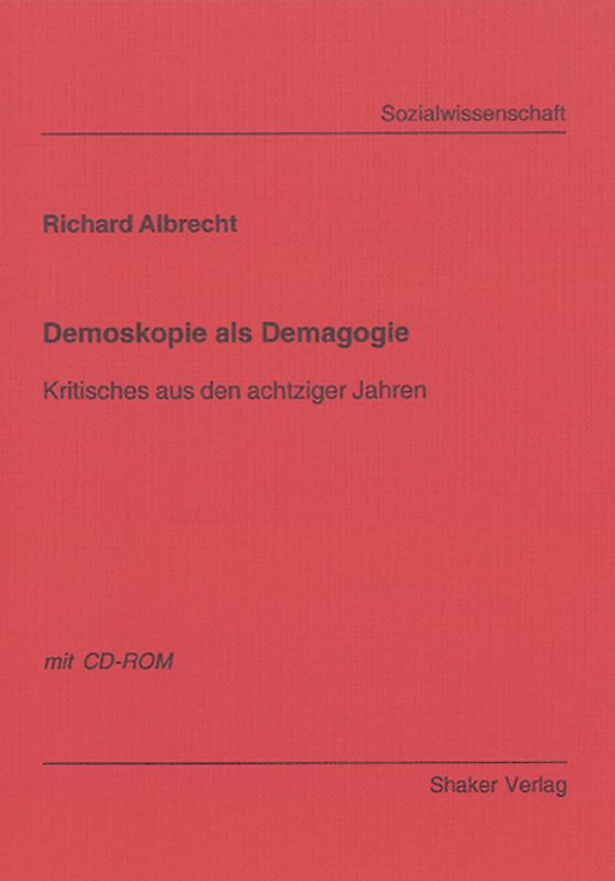 Demoskopie als Demagogie