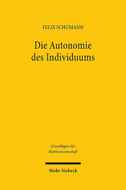 Die Autonomie des Individuums