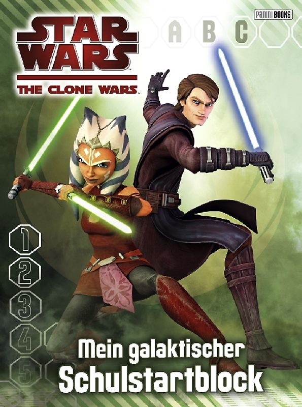 Star Wars The Clone Wars Schulstartblock