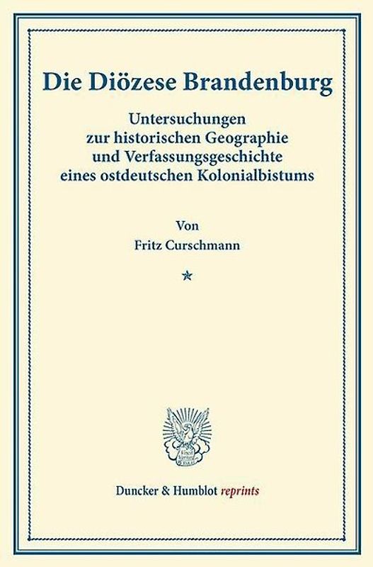 Die Diözese Brandenburg.