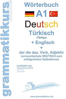 Wörterburch Deutsch - Türkisch Englisch A1