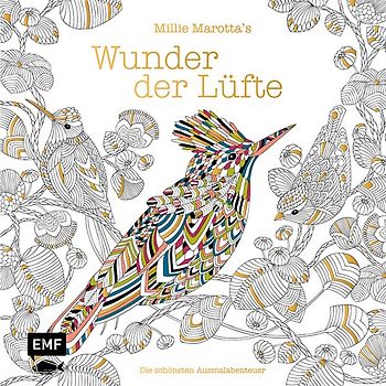 Millie Marotta's Wunder der Lüfte – Die schönsten Ausmal-Abenteuer
