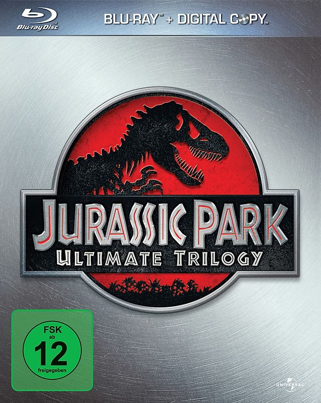 Jurassic Park - Ultimate Trilogy [Digipack, 3 Discs, inkl. 3 DVDs] Blu-ray Disc