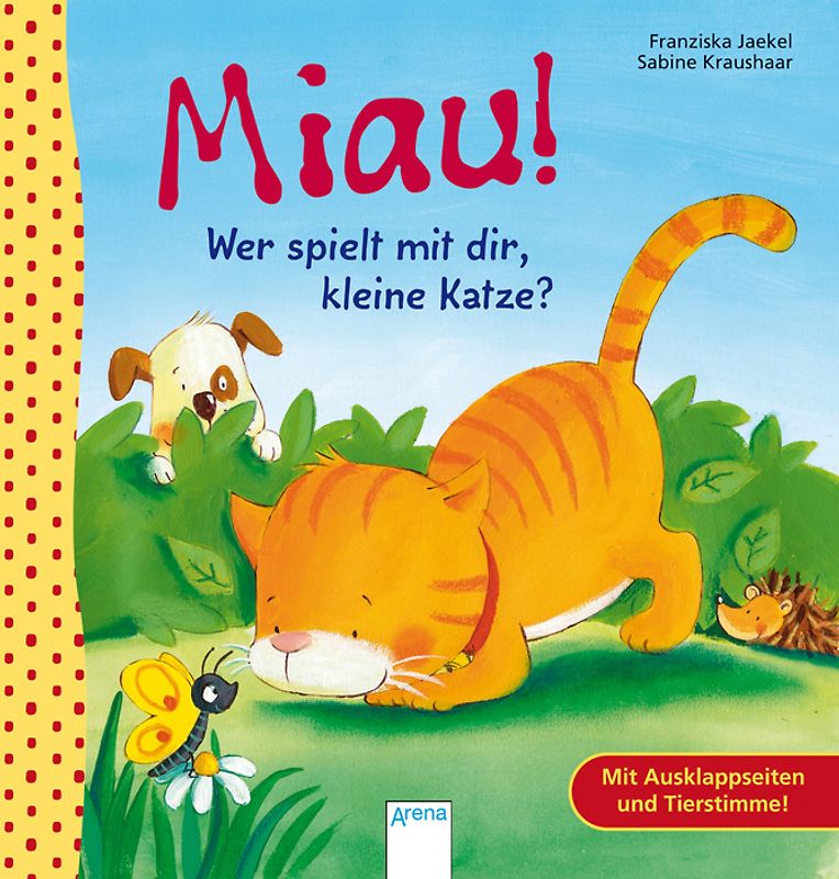 Miau! Wer spielt mit dir, kleine Katze?