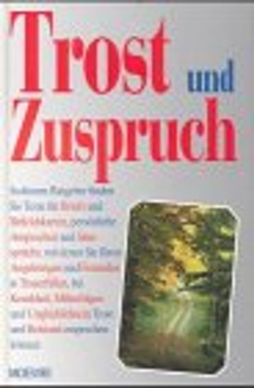 Trost und Zuspruch