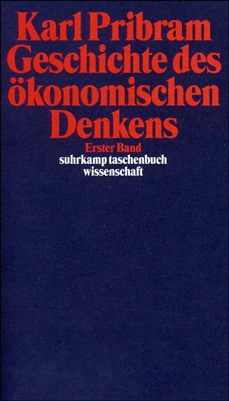 Geschichte des ökonomischen Denkens