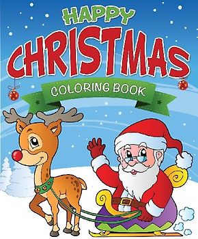 Happy Christmas Coloring Book