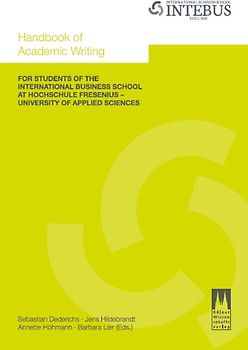 Handbook of Academic Writing