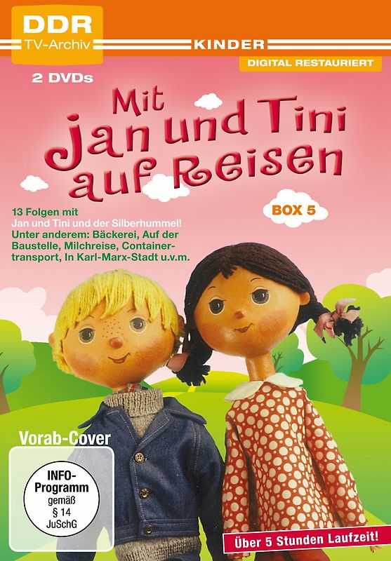 Mit Jan und Tini auf Reisen Box 5 (DDR-TV-Archiv) [2 DVDs] DVD