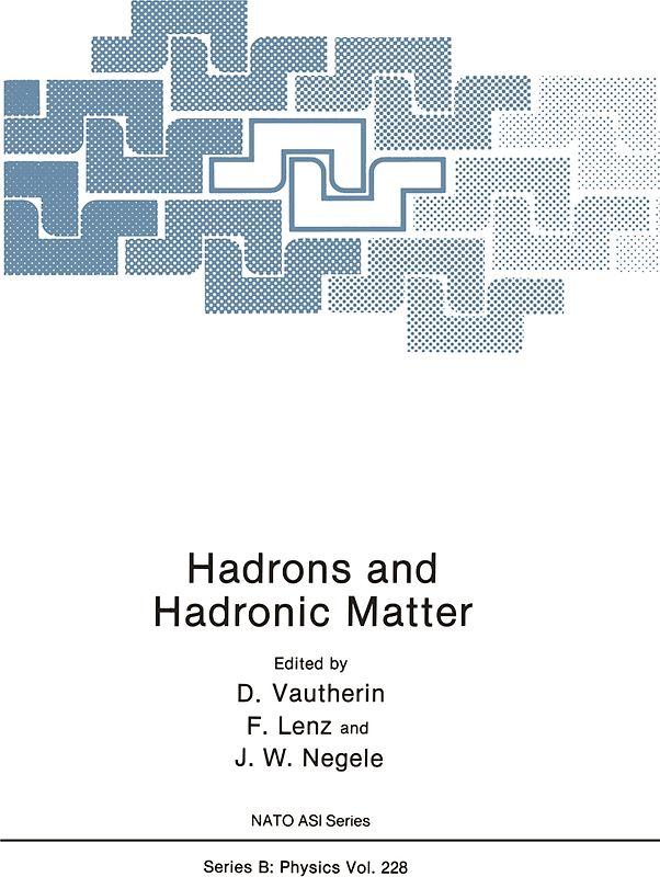 Hadrons and Hadronic Matter