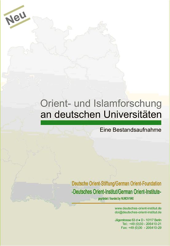 Orient- und Islamforschung an deutschen Universitäten