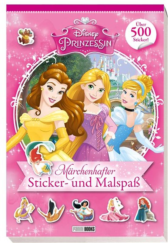 Disney Prinzessin: Märchenhafter Sticker- und Malspaß