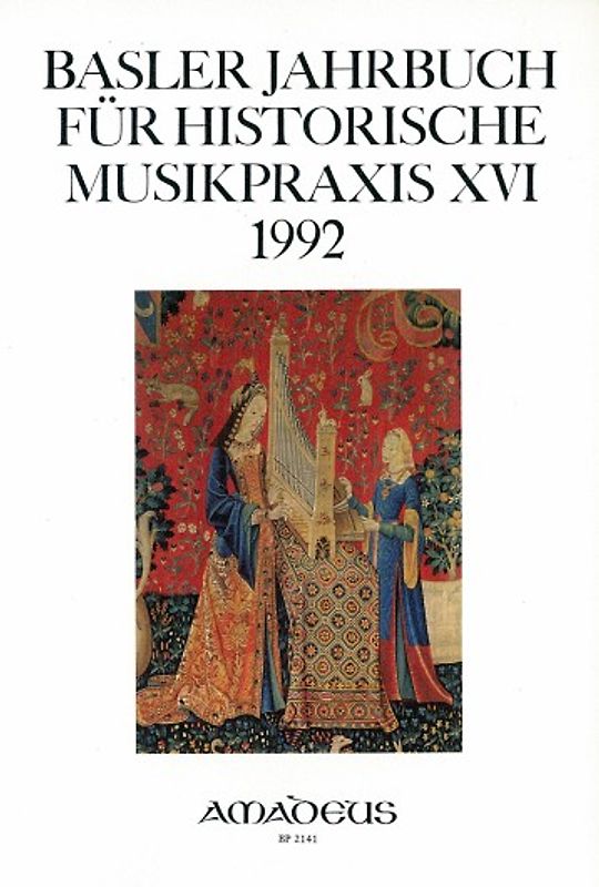 Basler Jahrbuch für Historische Musikpraxis / Modus und Tonalität