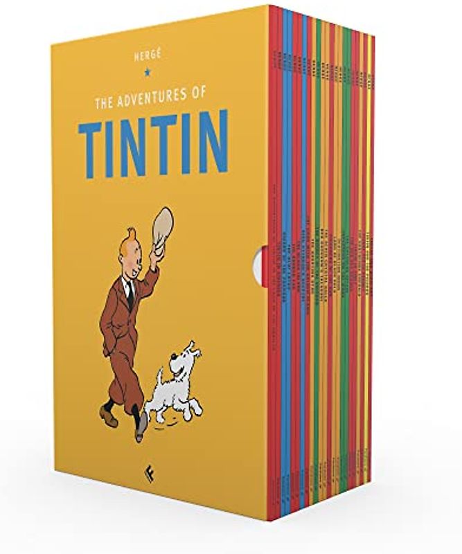 Tintin Paperback Boxed Set 23 titles