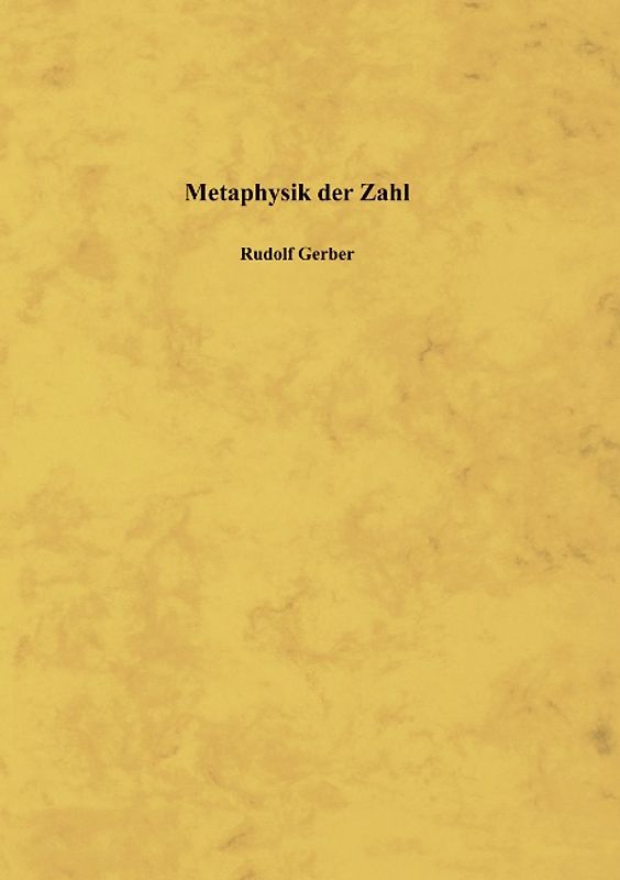 Metaphysik der Zahl
