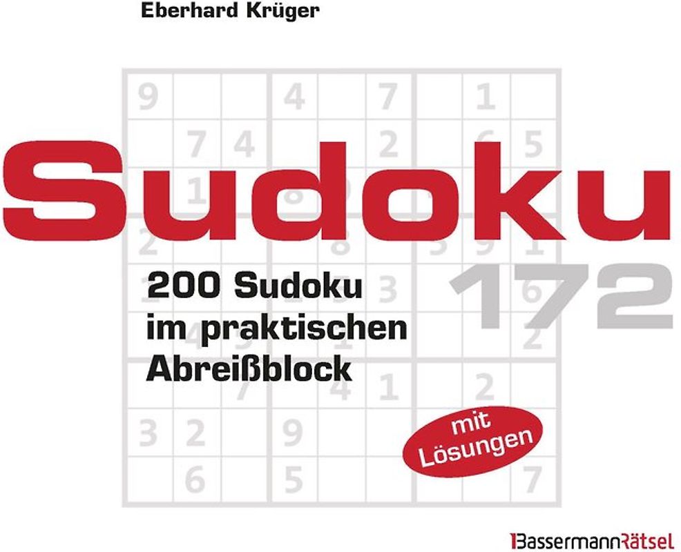 Sudoku Block 172 (5 Exemplare à 2,99 €)