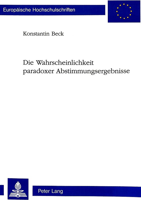 Die Wahrscheinlichkeit paradoxer Abstimmungsergebnisse