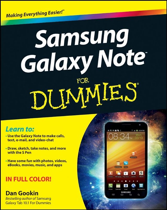 Samsung Galaxy Note For Dummies