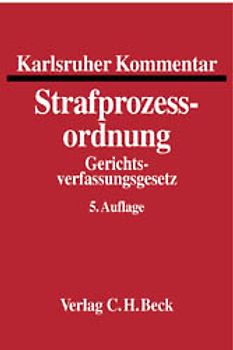 Karlsruher Kommentar zur Strafprozessordnung